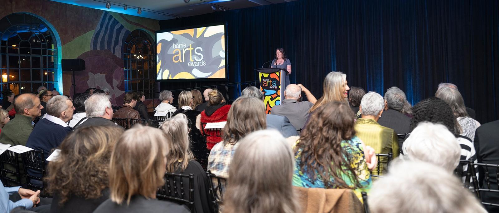 Crowd at the 2024 Barrie Arts Awards gala