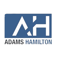Adams Hamilton logo.