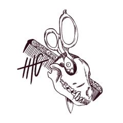 Haunted Hounds Grooming Logo